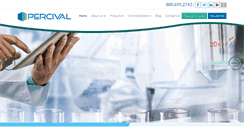 Desktop Screenshot of percival-scientific.com